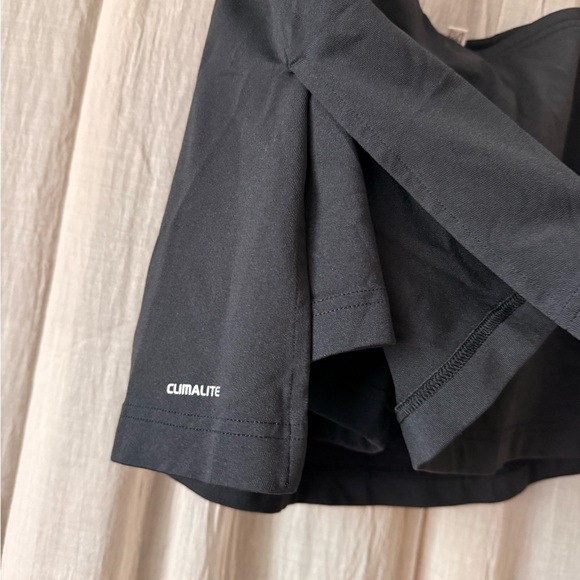 Vintage adidas Black sporty chic Tennis Skort w compression shorts athleisure - Picture 4 of 5